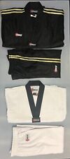 Conjunto Dobok Taekwondo em Branco ou Preto comprar usado  Enviando para Brazil