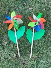 Pair multicolour flower for sale  PURLEY