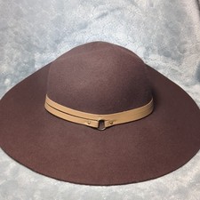 Chapéu Rachel Parcell Feminino Lã Floppy Marrom Fofo Muito Bom comprar usado  Enviando para Brazil