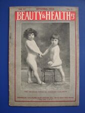 VINTAGE SEPTEMBER 1904 BEAUTY AND HEALTH  MAGAZINE Vol 8 # 6 BLAST FROM THE PAST segunda mano  Embacar hacia Mexico