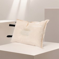 Travesseiro de dormir inflável automático para acampamento para pescoço e suporte lombar (caqui) comprar usado  Enviando para Brazil