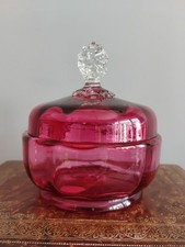 victorian cranberry glass for sale  CLEVEDON