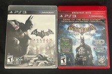 DUAL Batman Arkham Asylum & Batman Arkham City PS3 - COB **Testado** comprar usado  Enviando para Brazil