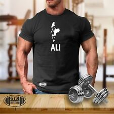 Camiseta Ali Campeón de Boxeo Gimnasio Ropa Culturismo Entrenamiento Entrenamiento MMA Top segunda mano  Embacar hacia Mexico
