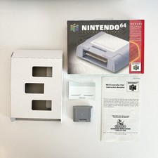 Usado, Pacote de controle de memória Nintendo 64 N64 com etiquetas de inserção de caixa plástico ainda na caixa comprar usado  Enviando para Brazil