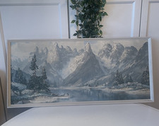 Vintage landscape oil d'occasion  Expédié en Belgium