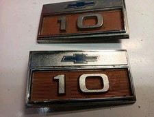 Par Vintage 1966 Chevrolet C-10 Emblemas de Caminhão Emblemas Pat # 3874041 comprar usado  Enviando para Brazil