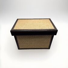 Woven grass box for sale  Lewes