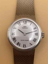 Technos Elise Vintage Relógio Feminino 27mm, Vento Manual, Vidro de Safira, Prata comprar usado  Enviando para Brazil