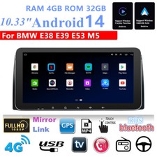 Usado, Navegação GPS rádio estéreo veicular Android 14 4GB+32GB para BMW E38 E39 E53 M5 X5 10,33"" comprar usado  Enviando para Brazil
