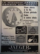 Publicité minuteur jaeger d'occasion  Compiègne