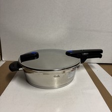 Sartén a presión Fissler Vitavit 4,2 cuartos de galón de acero inoxidable - SIN CAJA segunda mano  Embacar hacia Mexico