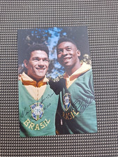 PELE + GARRINCHA # LENDAS DA COPA DO MUNDO DO BRASIL - FOTOGRAFIA ASSINADA (IMPRESSÃO) (1) comprar usado  Enviando para Brazil