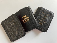 Lote 3 - 1932 Mini Livros de Oração Bíblia Infantil Vida de Jesus Carpinteiro, Bíblia Bebê, usado comprar usado  Enviando para Brazil