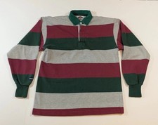 Camisa polo masculina barbarian rugby wear grande listrada vermelha verde cinza esportiva durável comprar usado  Enviando para Brazil