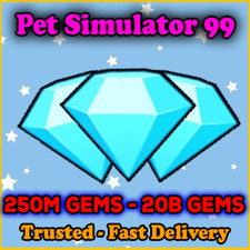 Pet Simulator 99 (Pet Sim 99 PS99) 💎250M 1B 5B 10B 20B GEMS | MAIS BARATO E RÁPIDO comprar usado  Enviando para Brazil