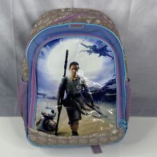 Mochila de Viagem American Tourister Star Wars Rey Bolsa de Livro Escolar 16" HTF RARA, usado comprar usado  Enviando para Brazil