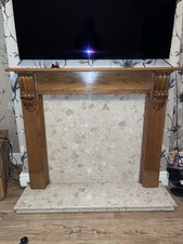 Oak fire surround for sale  LEIGH