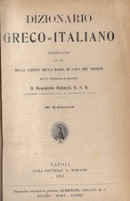 Bonazzi benede..dizionario gre usato  Italia