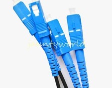 Usado, Cabo externo SC-SC duplex FTTH drop patch g657 fibra óptica cabo jumper 150M comprar usado  Enviando para Brazil