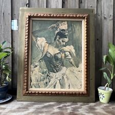 Vintage mcm oilograph for sale  Tampa