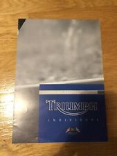 Genuine triumph motorcycle for sale  WOKING
