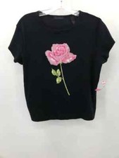 Camiseta floral Context preta tamanho XL usada comprar usado  Enviando para Brazil