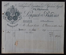 Facture 1897 paris d'occasion  Nantes-