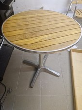 Holz alu bistrotisch gebraucht kaufen  Hamburg