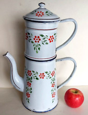 Antique large enameled d'occasion  Expédié en Belgium