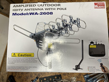 Antena HDTV externa digital amplificada Pingbingding WA-2608 cinza preta comprar usado  Enviando para Brazil