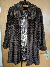 Damen kunstpelzmantel braun gebraucht kaufen  Friedrichsthal