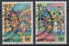 Usado, UNO Wien 1989 gestempelt Mi.89/90 Weltbank World Bank Verkehr Traffic [wg050] comprar usado  Enviando para Brazil