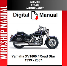 YAMAHA XV1600 ROAD STAR 1999 - 2007 MANUAL DE OFICINA DE REPARO DE SERVIÇO  comprar usado  Enviando para Brazil