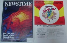 Newstime Life Death Superman Magazine 1993 Superman Collectors Plate Offer década de 1980 comprar usado  Enviando para Brazil