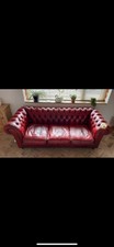 Chesterfield leather seater for sale  FRODSHAM