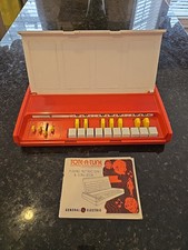 Vintage GE Tote a Tune Órgão Teclado Portátil General Electric com Manual comprar usado  Enviando para Brazil