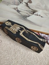 Rustic wooden coffin for sale  LLANDRINDOD WELLS