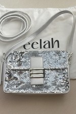 Borsa paillettes argento usato  Sesto Fiorentino