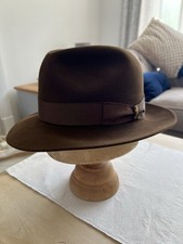 Borsalino brown trilby for sale  EASTLEIGH