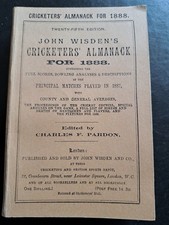 1888 wisden original for sale  CROYDON