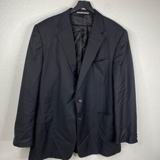 Usado, Blazer esportivo masculino Hickey Freeman preto tamanho 48L lã penteada Loro Piana comprar usado  Enviando para Brazil
