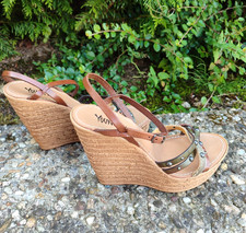 Keilsandalen hoher keil gebraucht kaufen  Haselbach