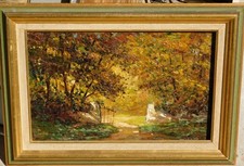 Vintage impressionist oil for sale  San Diego