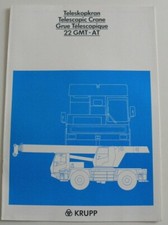 Brochure krupp grue d'occasion  France