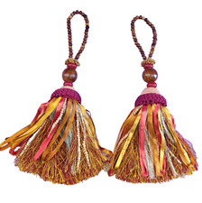 Bohemian curtain tieback for sale  Valley Center