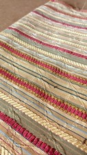 Striped woven fabric for sale  RUGBY