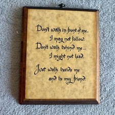 Vintage framed calligraphy for sale  Saint Paul