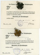 Urkunde ehrenkreuz frontkämpf gebraucht kaufen  Parchim-Umland III
