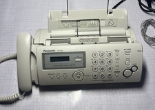 Papel comum Panasonic KX-FP205 compacto máquina de fax/copiadora/identificação de chamadas telefônicas comprar usado  Enviando para Brazil